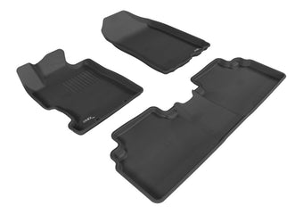 compare product 3D MAXpider 2006-2011 Honda Civic Sedan Kagu 1st & 2nd Row Floormat - Black
