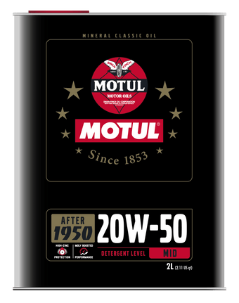 compare product Motul 20W50 Classic Performance Oil - 10x2L
