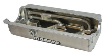 compare product Moroso Dart/Brodix Small Block (w/Three Pick Ups) Sprint Car Dry Sump 6.5in Aluminum Oil Pan