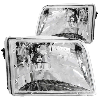 compare product ANZO 1993-1997 Ford Ranger Crystal Headlights Chrome