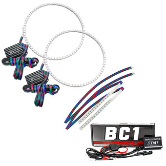 compare product Oracle 21-22 Ford Bronco Headlight Halo Kit w/DRL Bar - Base Headlights -w/BC1 Controller