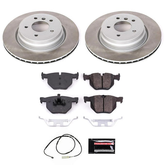 compare product Power Stop 13-15 BMW X1 Rear Semi-Coated Rotor Kit
