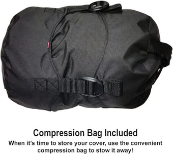 compare product Dowco WeatherAll Plus Ratchet Motorcycle Cover Black - Large