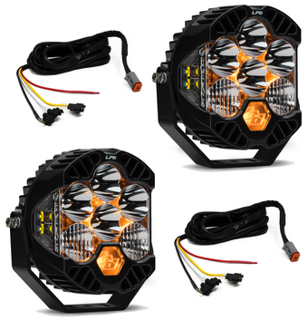 compare product Baja Designs Jeep JL/JT Rubicon Steel Bumper LED Light Kit LP6 w/Upfitter