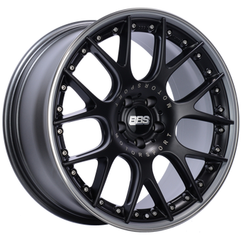 compare product BBS CH-RII 20x9.5 5x112 ET25 Satin Black Center Platinum Lip SS Rim Prot Wheel -82mm PFS/Clip Req