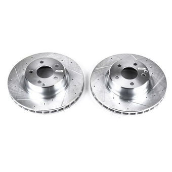 compare product Power Stop 03-06 Mercedes-Benz CL500 Front Evolution Drilled & Slotted Rotors - Pair