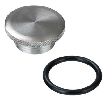 compare product Moroso 1 1/4in-12 Thread Aluminum Knurled Filler Cap Kit