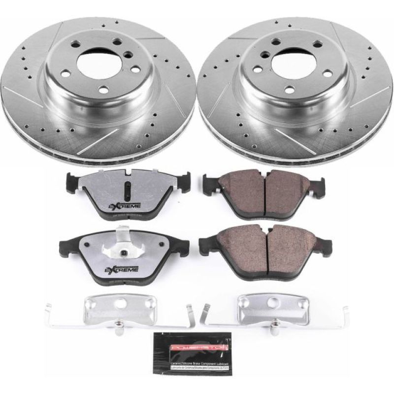Power Stop 14 - 16 BMW 528i Front Z26 Street Warrior Brake Kit - My Store