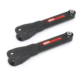 compare product BMR 10-15 5th Gen Camaro Rear Non-Adj. Trailing Arms w/ Spherical Bearings - Black Hammertone