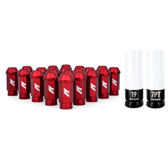 compare product Mishimoto Aluminum Locking Lug Nuts M12x1.25 20pc Set Red