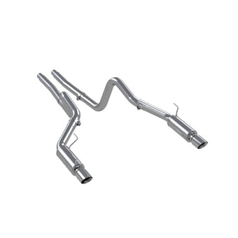 compare product MBRP 05-09 Ford Mustang GT 4.6L Dual Split Rear Race Version AL/ 3in Cat Back Exhaust System