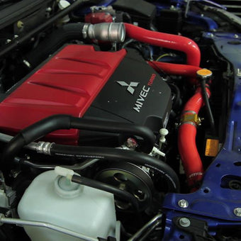 compare product Mishimoto Mitsubishi EVO X Red Silicone Hose Kit