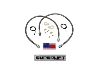 compare product Superlift 79-96 Toyota Pickup/4Runner w/ 3-7in Lift Kit (Pair) Bullet Proof Brake Hoses