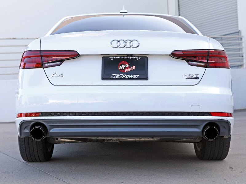 aFe 17 - 19 Audi A4 (L4 - 2.0L) MACH Force - Xp Stainless Steel Axle - Back Exhaust System - Black Tip - My Store