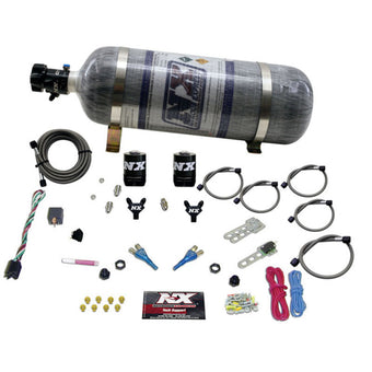 compare product Nitrous Express Ford EFI Dual Nozzle Nitrous Kit (100-300HP) w/Composite Bottle