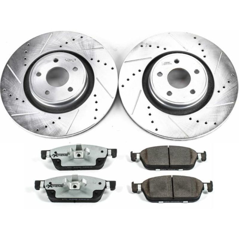 Power Stop 15 - 18 Ford Focus Front Z26 Street Warrior Brake Kit - My Store