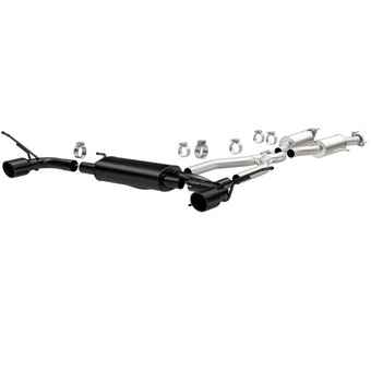compare product MagnaFlow Cat-Back SS 2.5in Dual Split Rear 4in Black Tip 11-16 Jeep Grand Cherokee 5.7L V8/3.6L V6