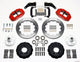 Wilwood Narrow Superlite 6R Front Hub Kit 12.88in Red Large GM 57 - 70 Drop Spindle - My Store