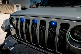 compare product Oracle Pre-Runner Style LED Grille Kit for Jeep Wrangler JL - Blue