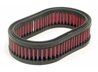 compare product K&N Custom Filter Oval Length 6.125in I/S /7in O/S x Width 3.625in I/S/ 4.5in O/S x Height 1.75in