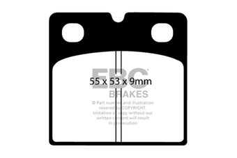 compare product EBC 04-12 Aston Martin DB9 Parking Brake Ultimax2 Rear Brake Pads