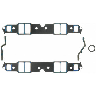 compare product Fel-Pro Chevrolet Small Block 262/265/267/283 Engine Intake Manifold Gasket Set - 0.060in Thickness