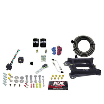 compare product Nitrous Express 4150 4-BBL/Gasoline Nitrous Kit (100-500HP) w/o Bottle