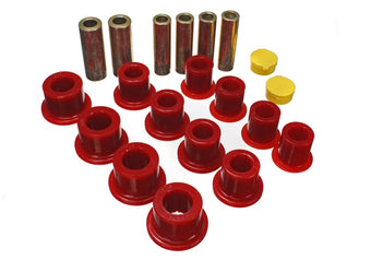 compare product Energy Suspension 00-04 Ford Excursion 4WD / 99-04 F250/F350 4WD Red Front Leaf Spring Bushing Set