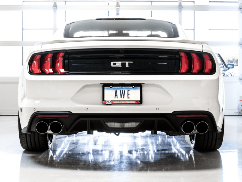 AWE Tuning 18 - 23 S550 Mustang GT SwitchPath Exhaust - Chrome Silver Tips - My Store