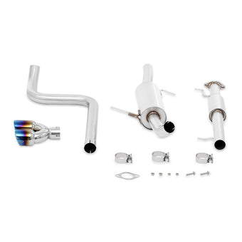 compare product Mishimoto 14-16 Ford Fiesta ST 1.6L 2.5in Stainless Steel Resonated Cat-Back Exhaust w/ Burnt Ti