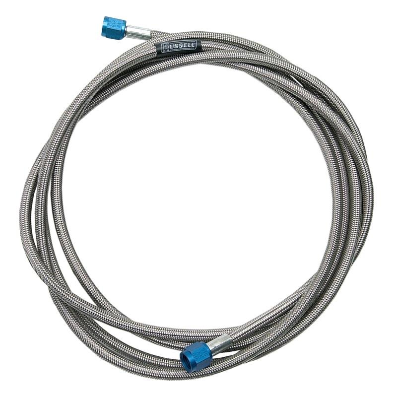 Russell Performance - 4 AN 8 - foot Pre - Made Nitrous and Fuel Line - My Store