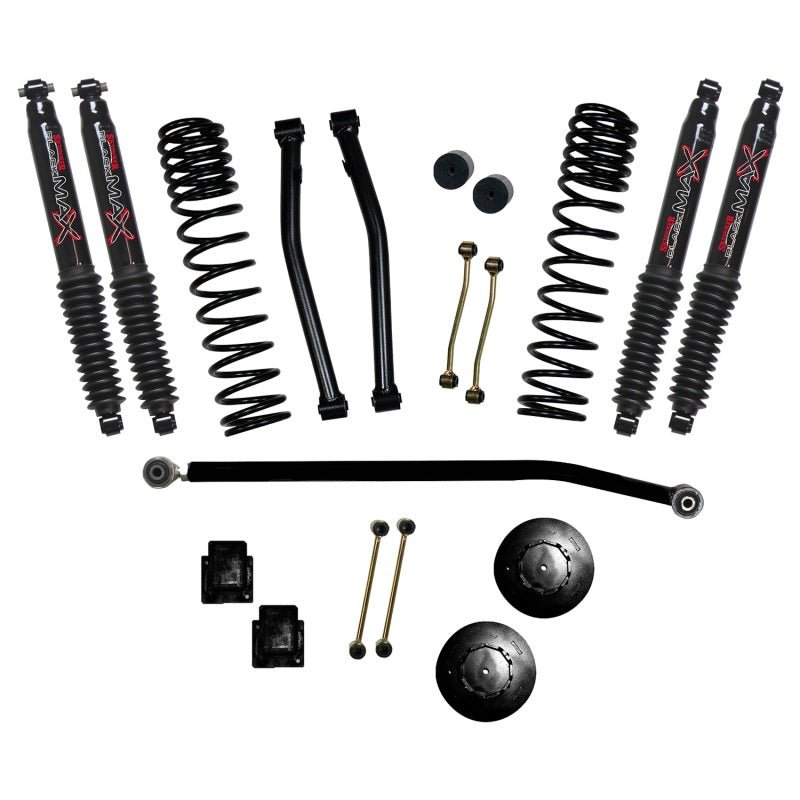 Skyjacker 3.5in GLAD DSL RUB Long Travel SP Black MAX - My Store