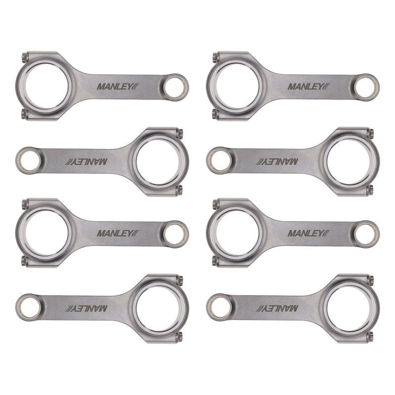 Manley Chevy Small Block 6.000in H Beam w/ ARP 2000 Connecting Rods - Set of 8 - My Store