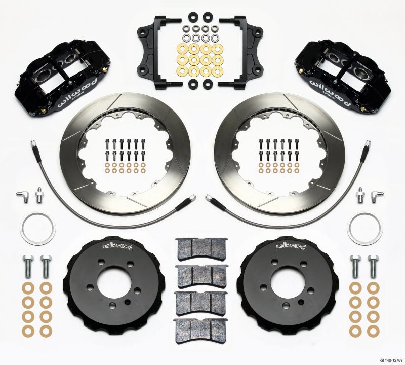 Wilwood Narrow Superlite 6R Front Hat Kit 12.88in 06 - 12 Volkswagen GTI w/ Lines - My Store