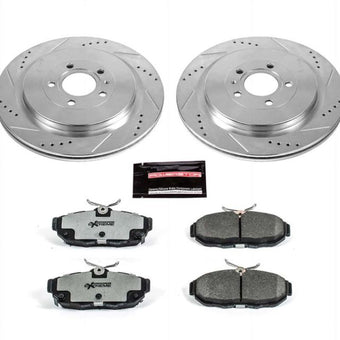 compare product Power Stop 13-14 Ford Mustang Rear Z26 Street Warrior Brake Kit