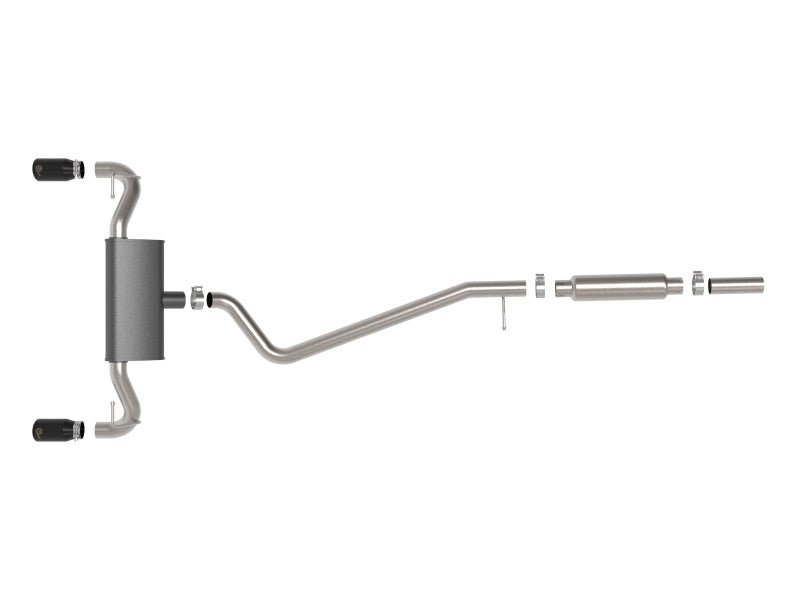 aFe Ford Bronco Sport 21 - 22 L3 - 1.5L (t)/L4 - 2.0L (t) Vulcan Cat - Back Exhaust System - Black Tips - My Store