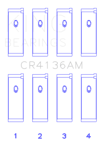 compare product King Engine Bearings 91-02 Nissan SR20DE L4 DOHC 16 Valves (Size STD) Rod Bearing Set