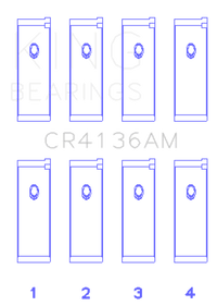 King Engine Bearings 91 - 02 Nissan SR20DE L4 DOHC 16 Valves (Size +0.50) Rod Bearing Set - My Store