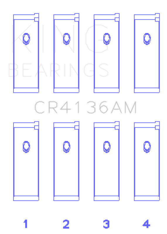 King Engine Bearings 91 - 02 Nissan SR20DE L4 DOHC 16 Valves (Size +0.75) Rod Bearing Set - My Store