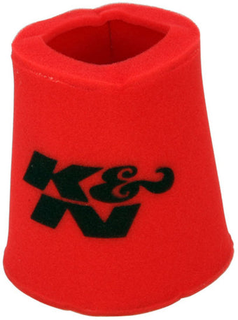 compare product K&N Airforce Pre-Cleaner Round Tapered Red Air Filter Foam Wrap 6in Base ID x 5in Top ID x 9in H