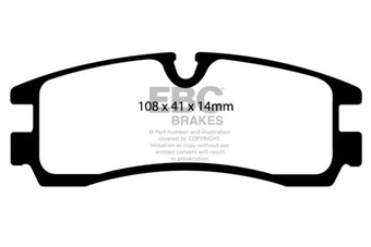 compare product EBC 98-04 Cadillac Seville 4.6 Ultimax2 Rear Brake Pads