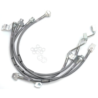 compare product Russell Performance 99-06 Ford Excursion 4WD with 4in-5.5in lift Brake Line Kit