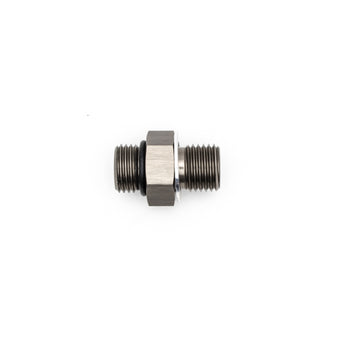 compare product DeatschWerks 6AN ORB Male To 14 X 1.5 Metric Male (Incl O-Ring and Crush Washer)