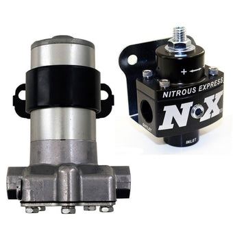 compare product Nitrous Express Black Style Fuel Pump and Non Bypass Regulator Combo