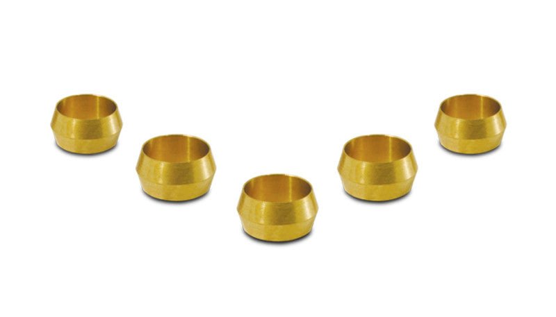 Vibrant 5/8in Brass Olive Hardline Tubing Inserts (2 Pack) - My Store