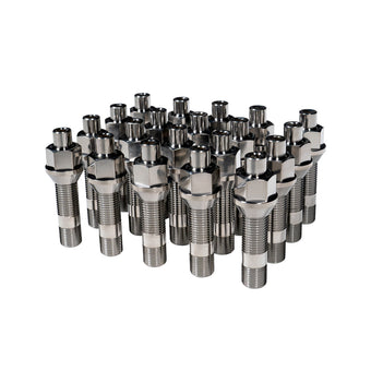 compare product Wheel Mate Titanium Wheel Stud Conversion (Raw Ti) - M14x1.25 to M14x1.5 - 74mm - 60deg Lug Nut