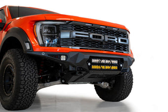 compare product Addictive Desert Designs 2021+ Ford Raptor Bomber Front Bumper w/ Dual 20IN LED Mounts