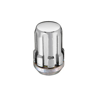 compare product McGard SplineDrive Lug Nut (Cone Seat) M12X1.5 / 1.24in. Length (Box of 50) - Chrome (Req. Tool)
