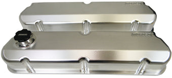 compare product Moroso Ford 302/351W Valve Cover w/Fill Cap - 2.875in - Billet Aluminum - Pair