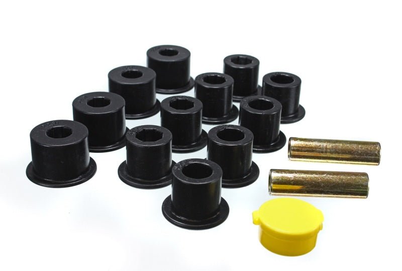 Energy Suspension 6/86 - 97 Nissan 720 & Hardbody Pickup 2WD Black Rear Leaf Spring Bushing Set - My Store